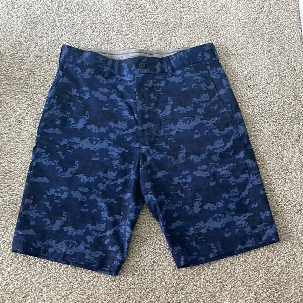 Walter Hagen Blue Camo Golf Shorts